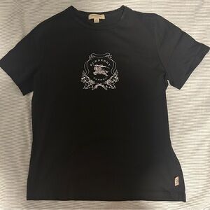 Burberry Black Graphic Tee